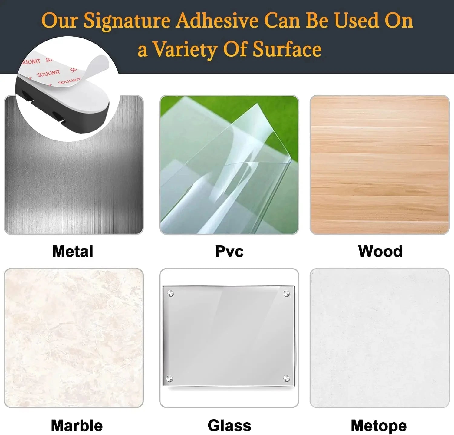 Silicone cable organizer clips with adhesive mounting base for multiple surface types